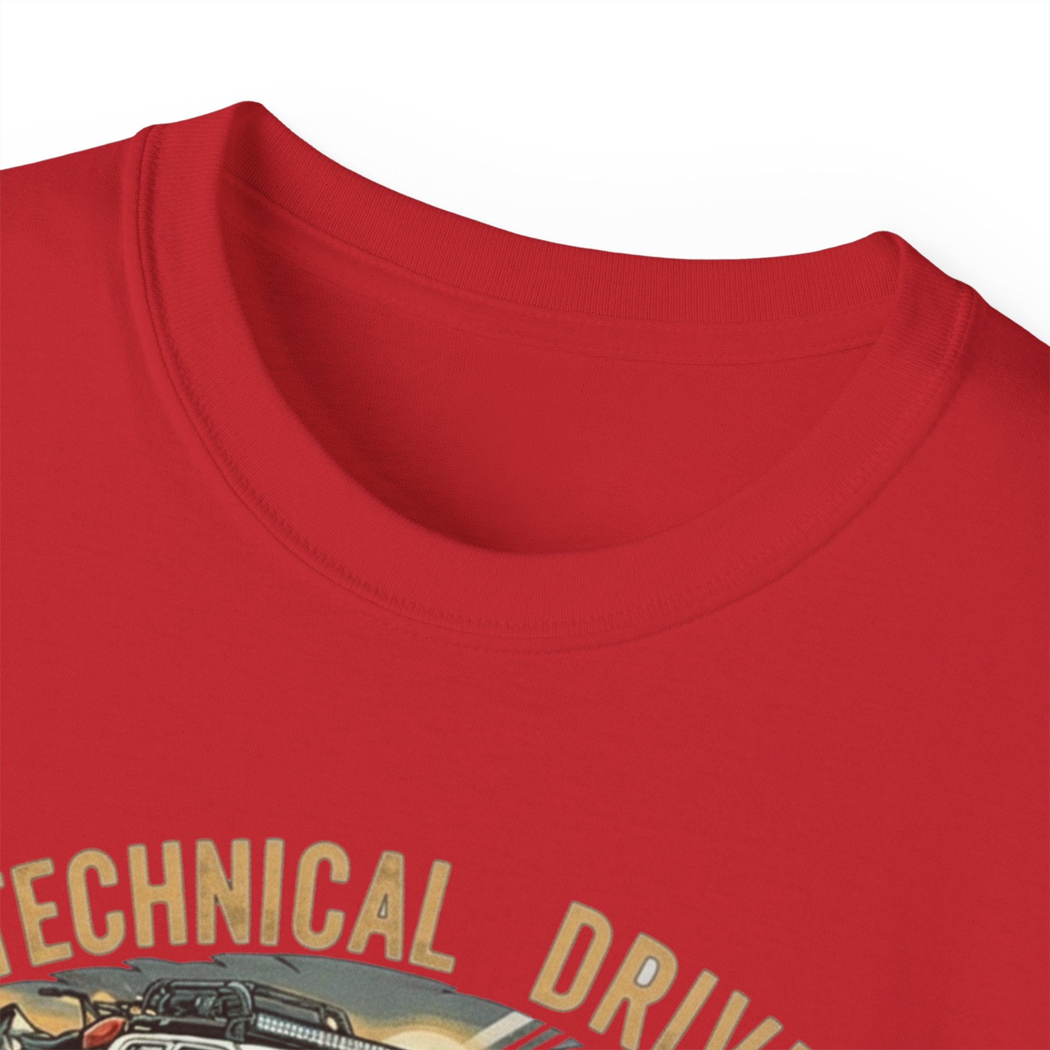 Adventure-Ready Unisex Ultra Cotton Tee - Technical Driver Design