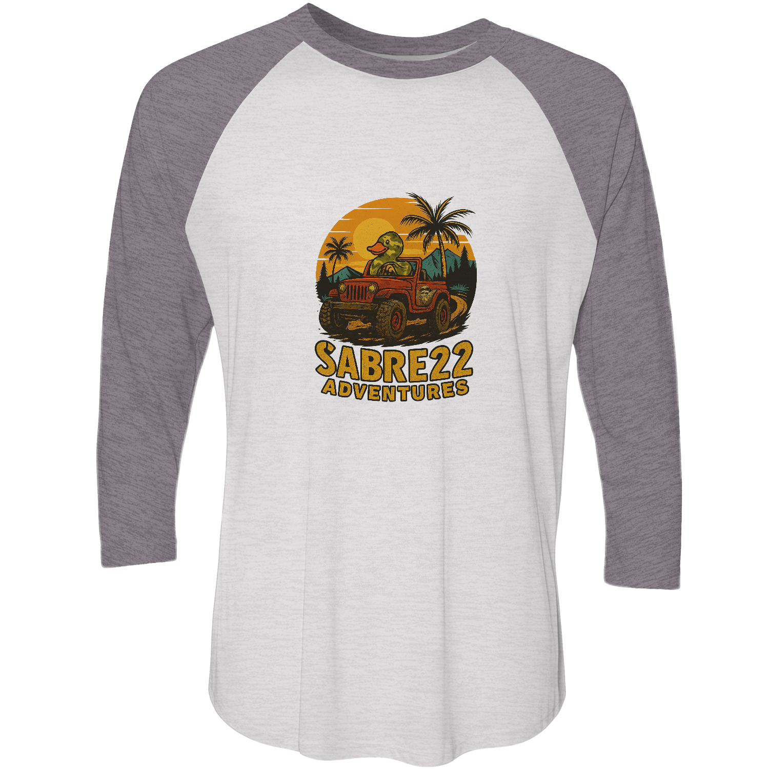 THE MUCKY DUCKER Unisex Raglan Shirt