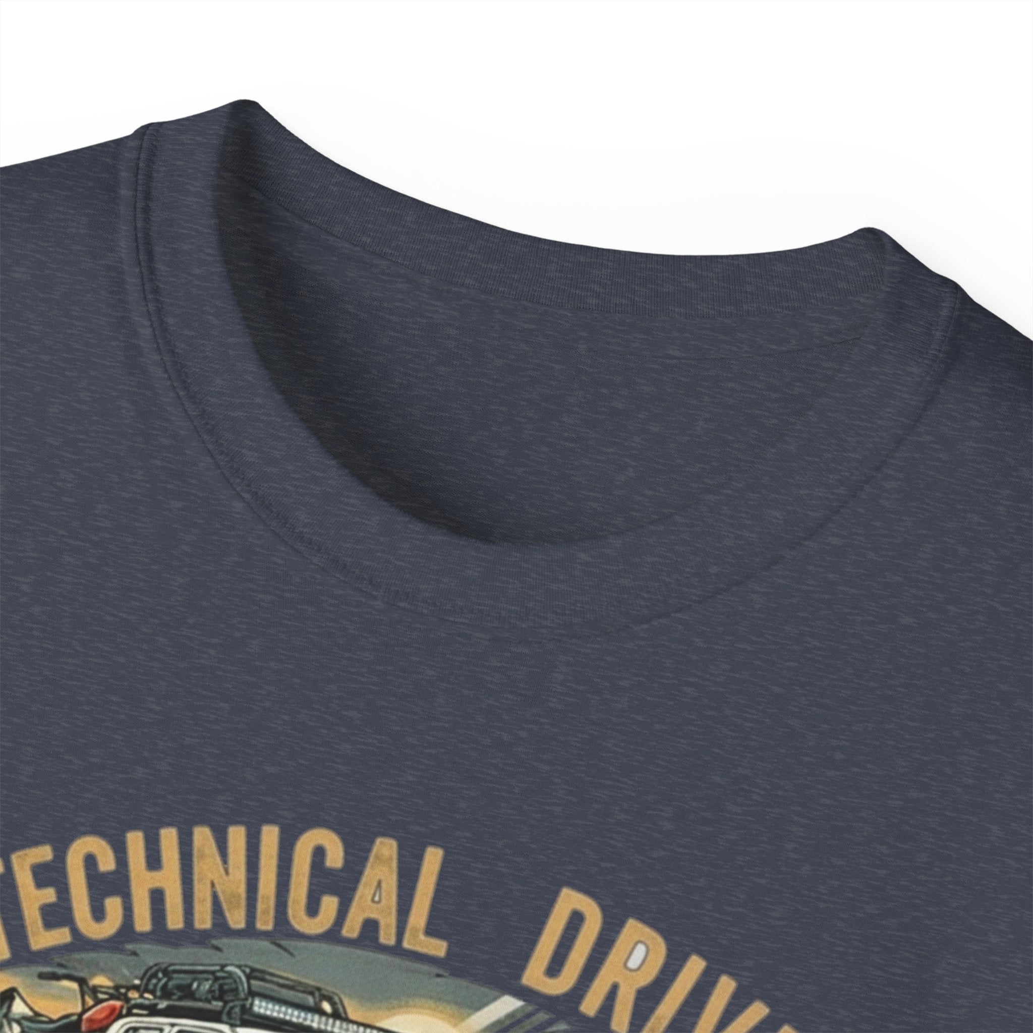 Adventure-Ready Unisex Ultra Cotton Tee - Technical Driver Design