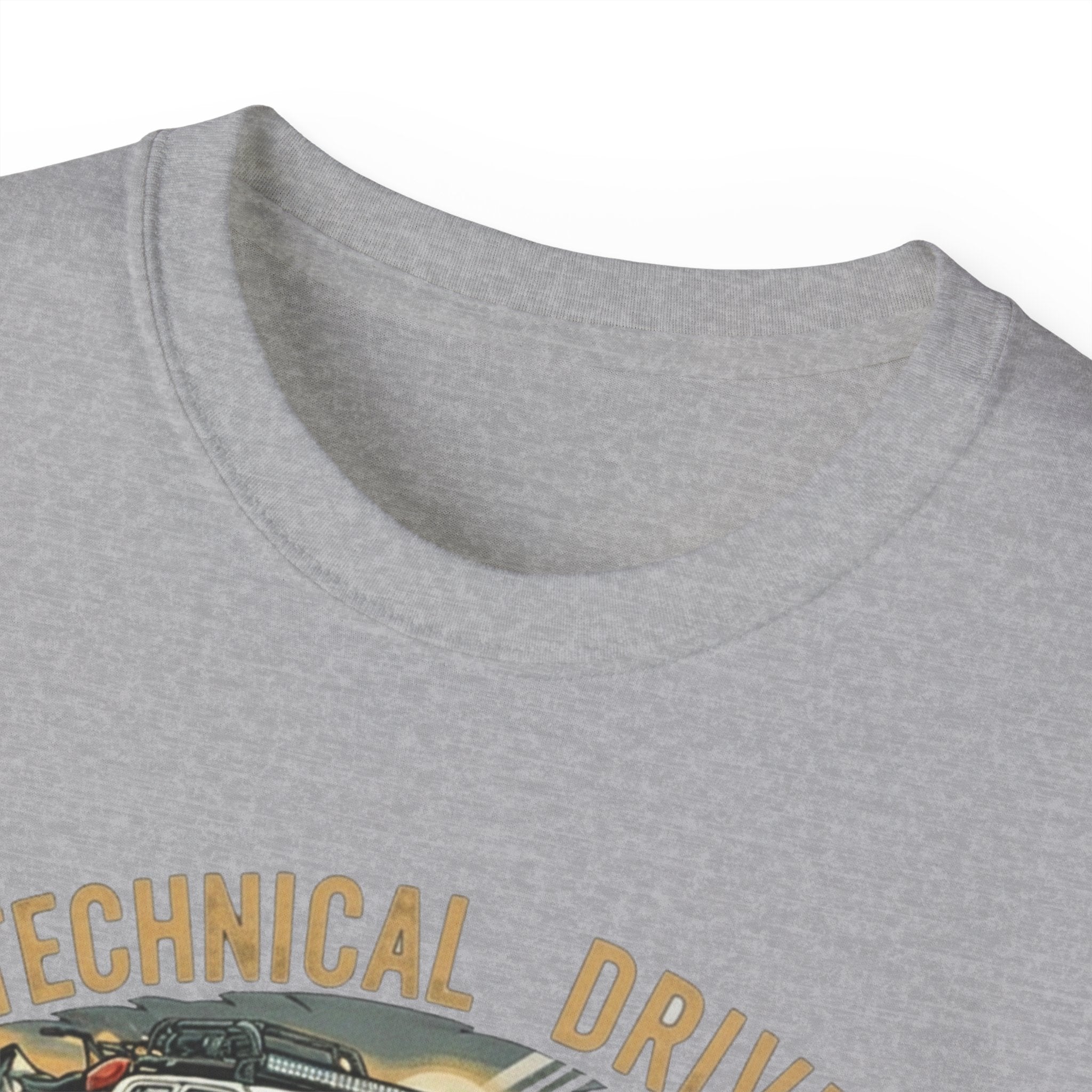 Adventure-Ready Unisex Ultra Cotton Tee - Technical Driver Design
