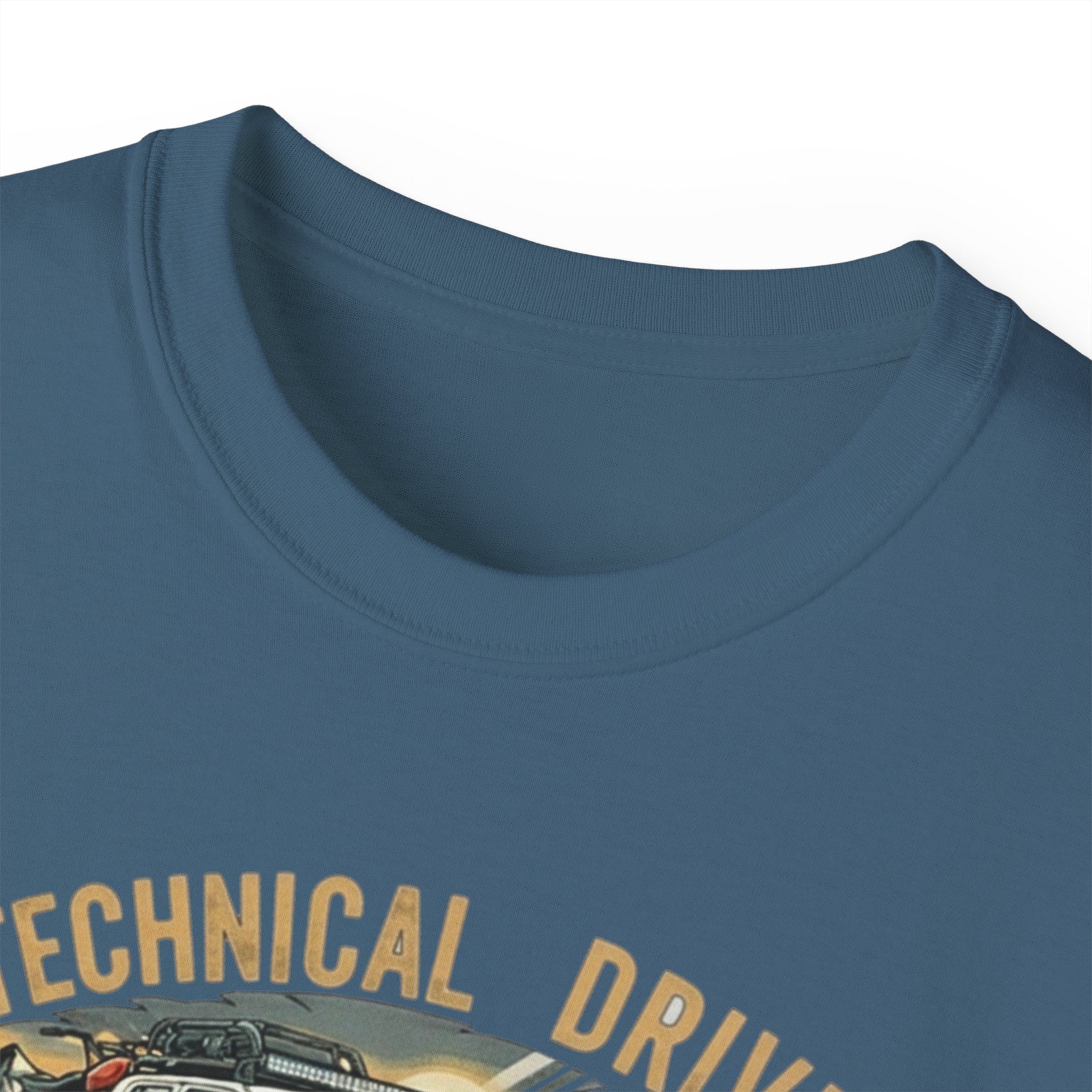 Adventure-Ready Unisex Ultra Cotton Tee - Technical Driver Design