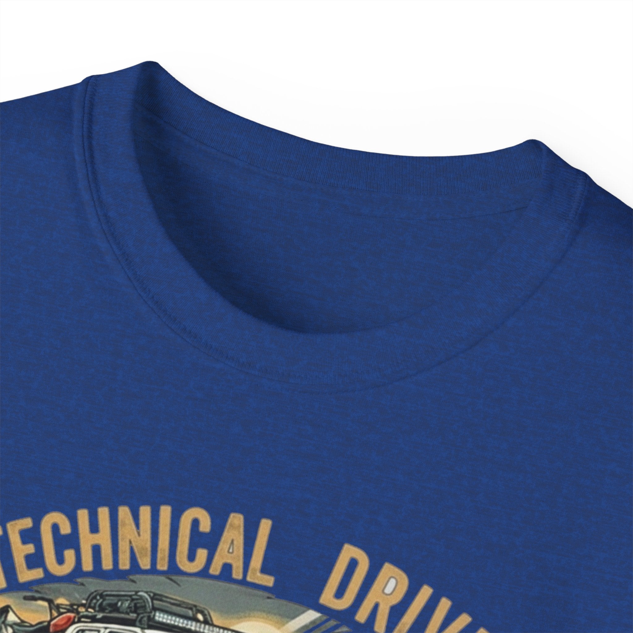 Adventure-Ready Unisex Ultra Cotton Tee - Technical Driver Design