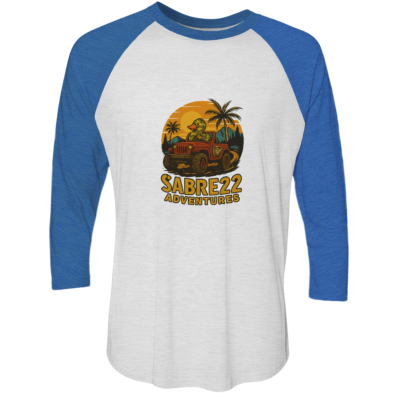 THE MUCKY DUCKER Unisex Raglan Shirt