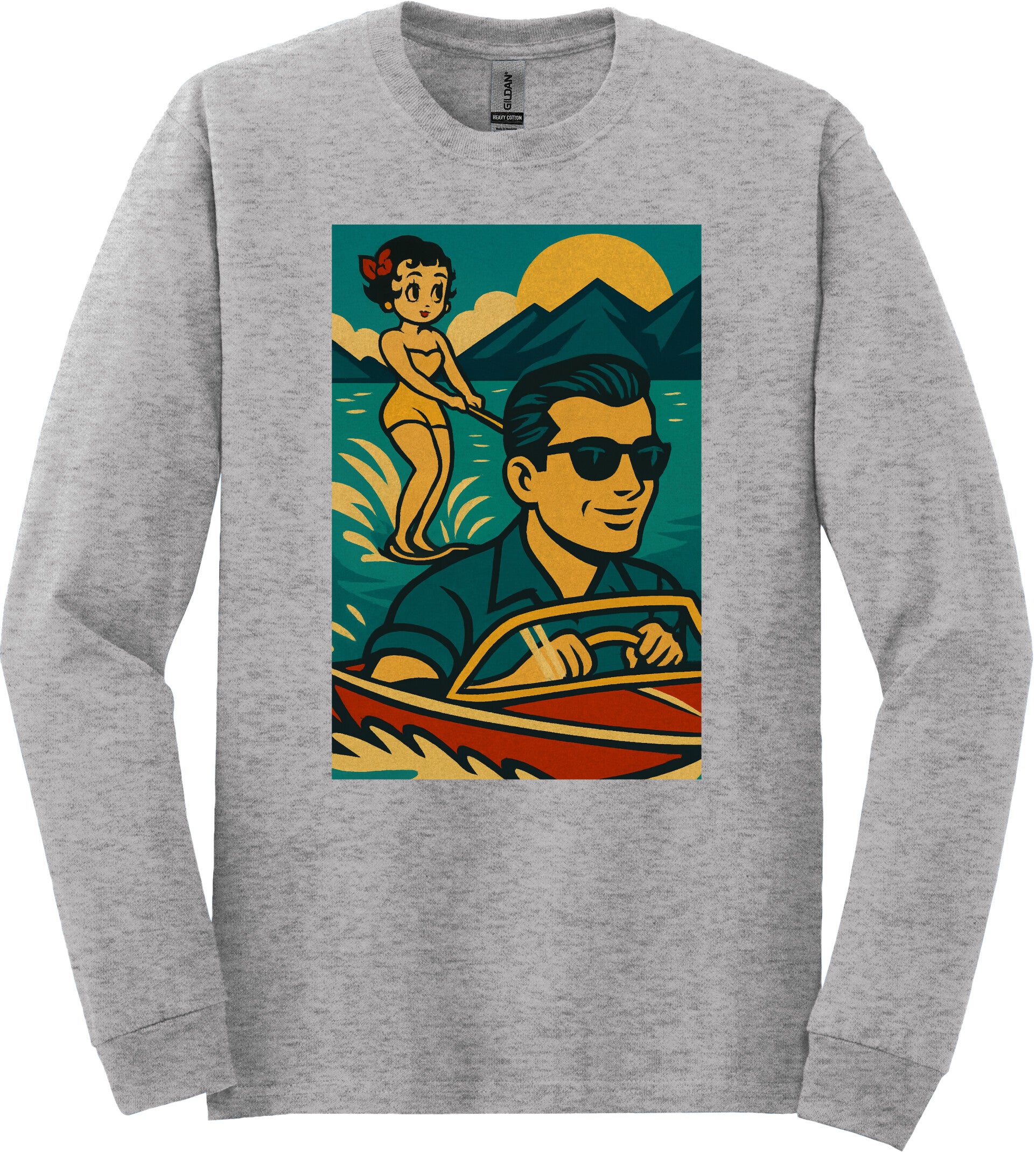 Retro Waves Long Sleeve T-Shirt