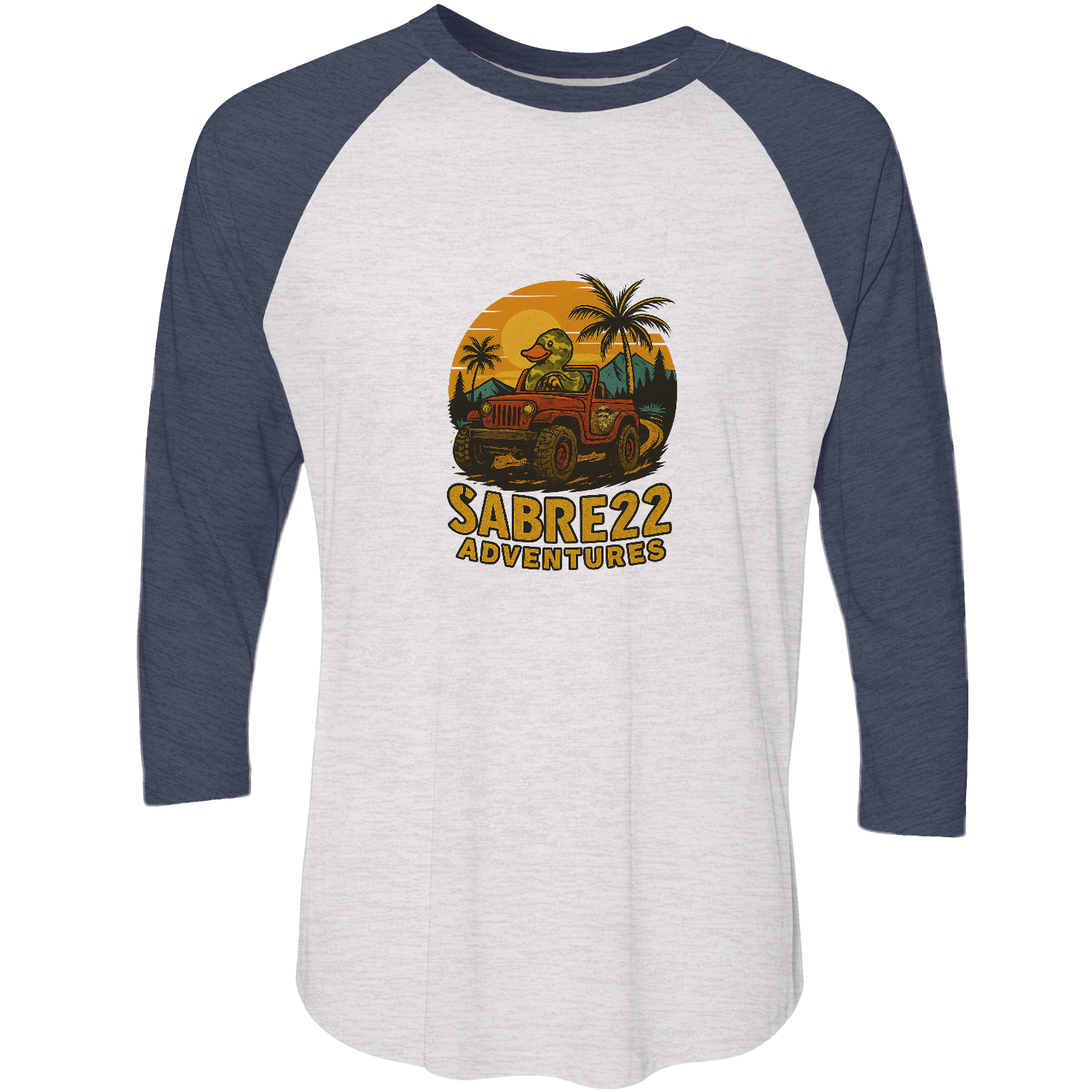 THE MUCKY DUCKER Unisex Raglan Shirt