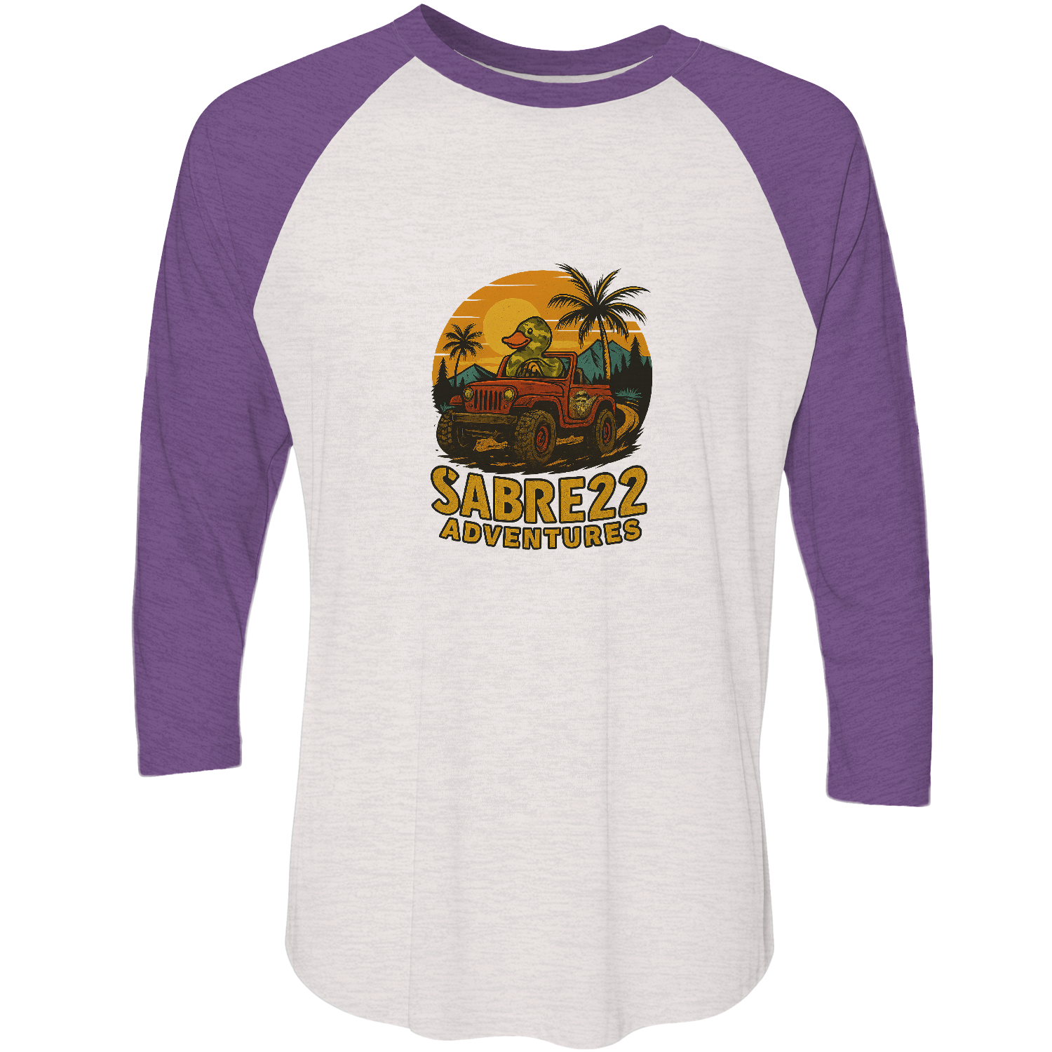 THE MUCKY DUCKER Unisex Raglan Shirt