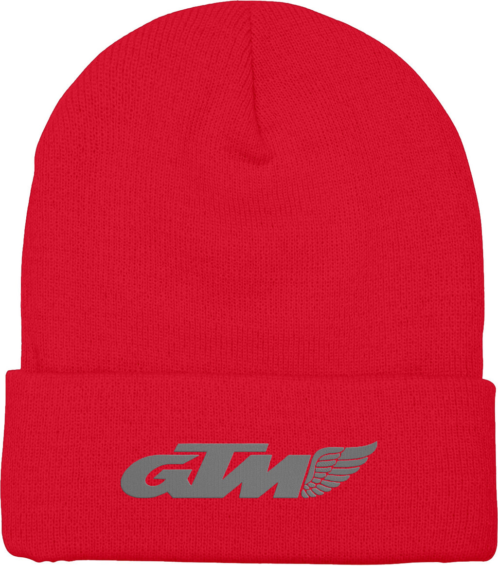 Embroidered Knit Beanie