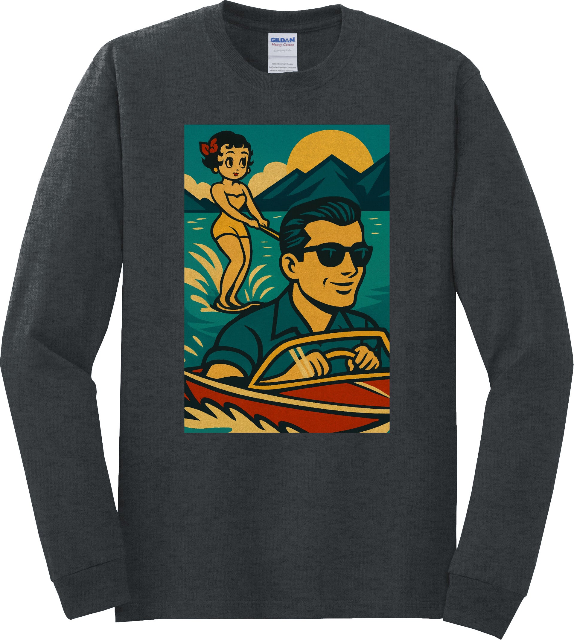 Retro Waves Long Sleeve T-Shirt