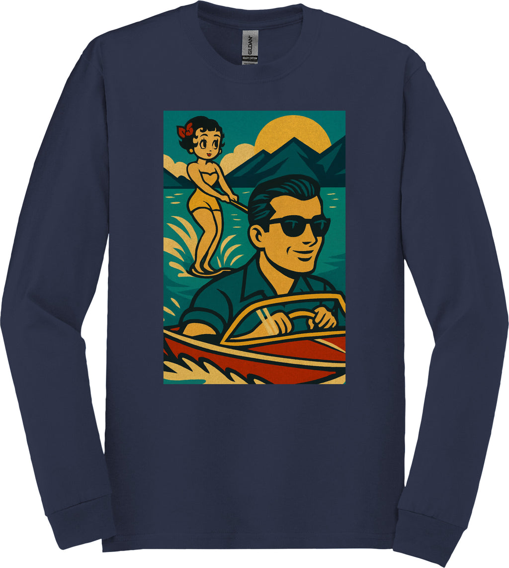 Retro Waves Long Sleeve T-Shirt