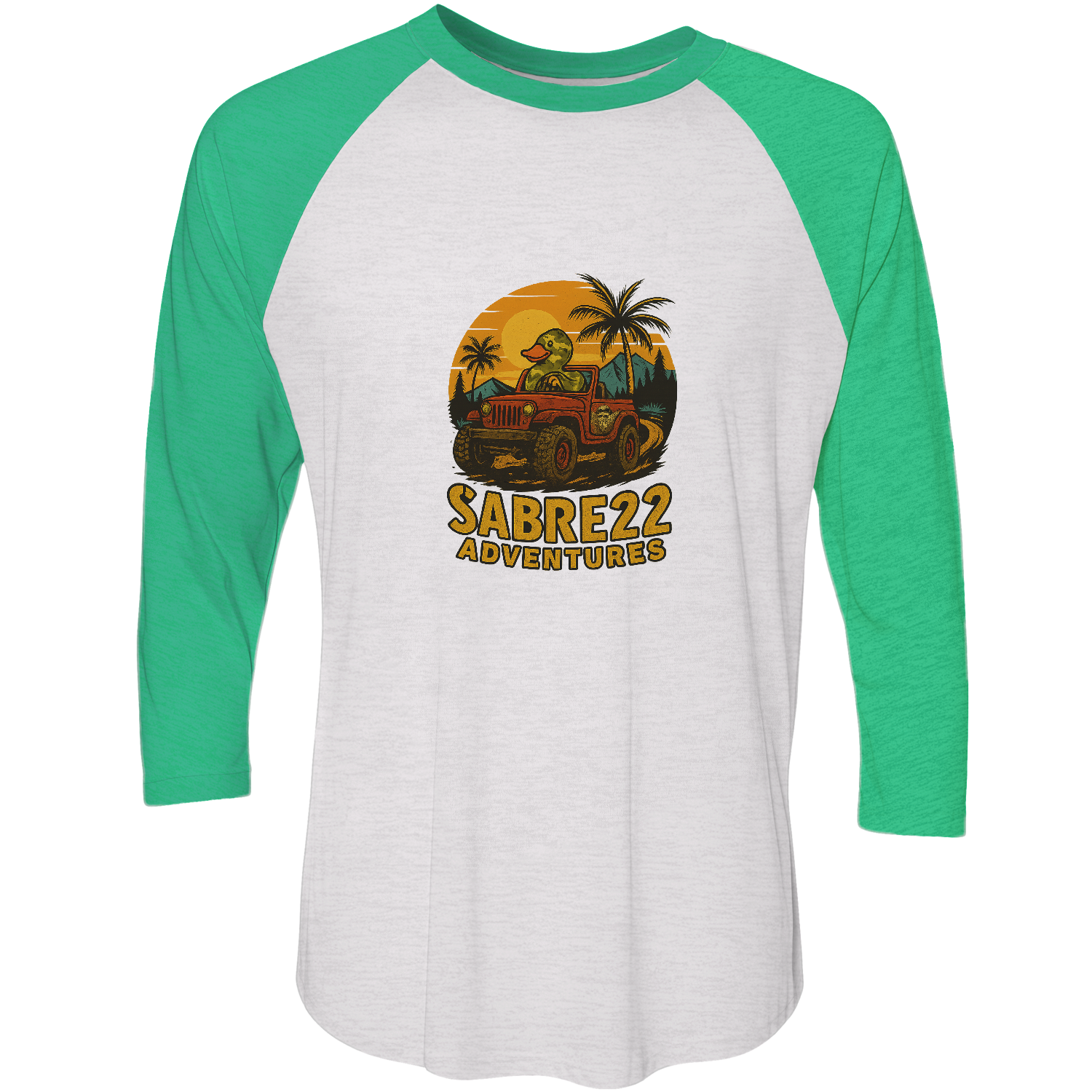 THE MUCKY DUCKER Unisex Raglan Shirt