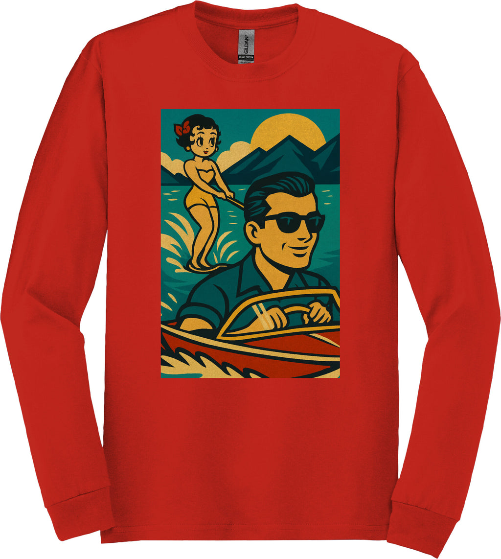 Retro Waves Long Sleeve T-Shirt