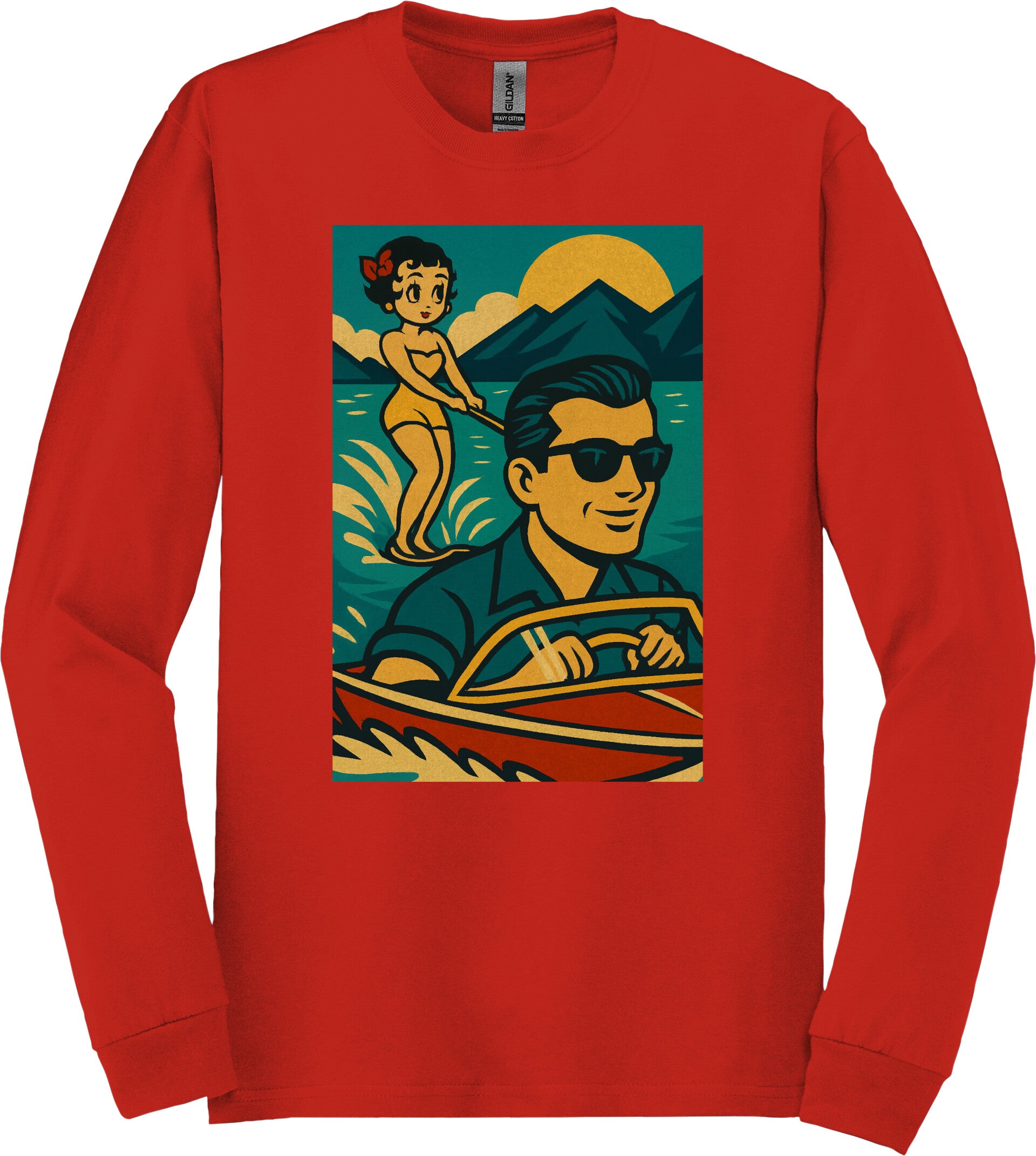 Retro Waves Long Sleeve T-Shirt