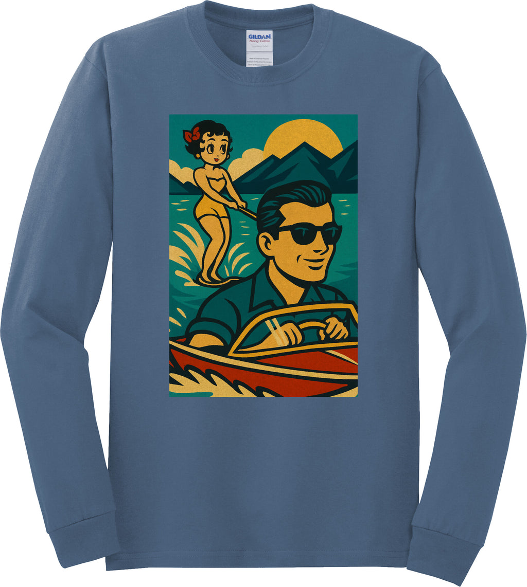 Retro Waves Long Sleeve T-Shirt
