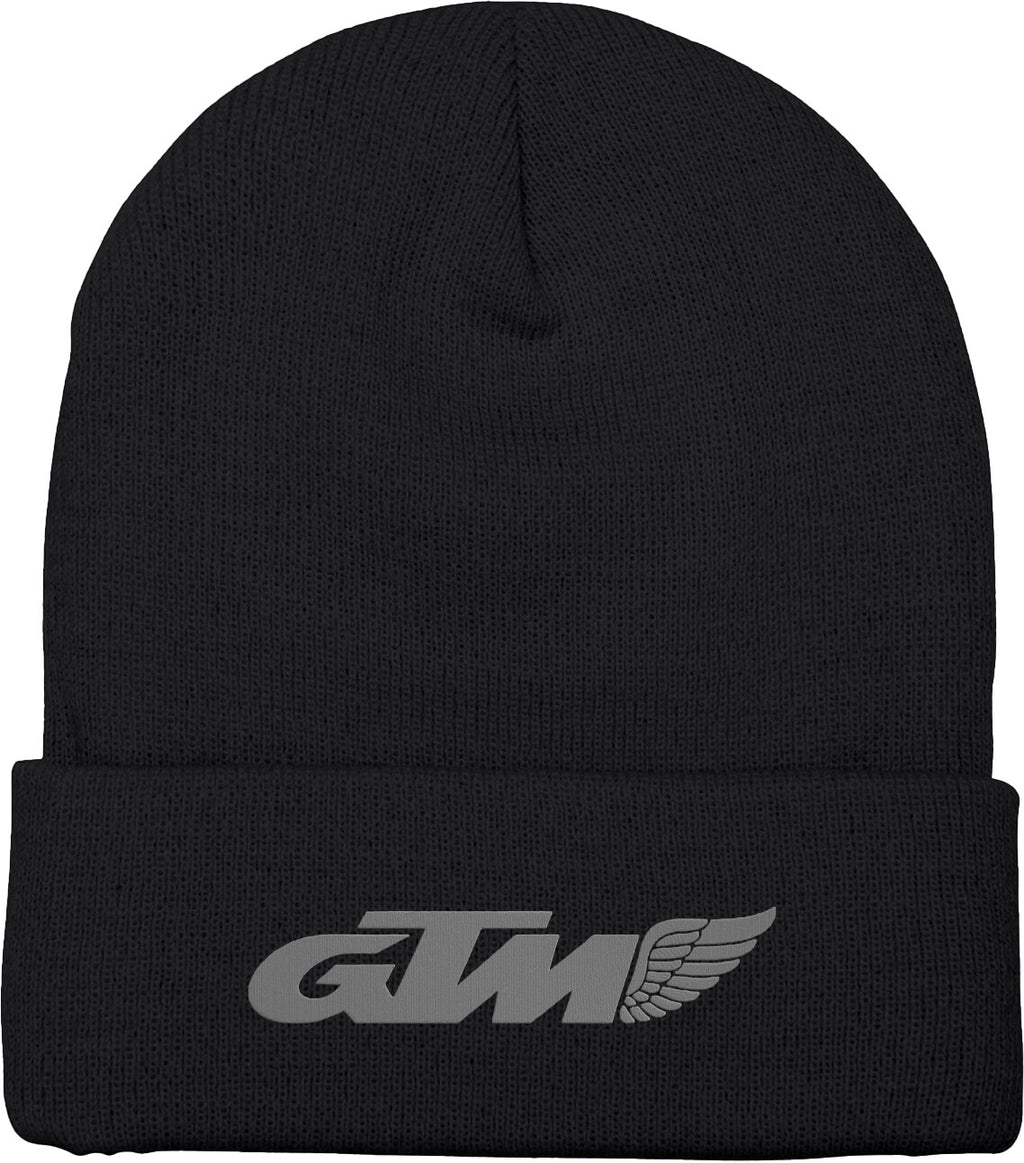 Embroidered Knit Beanie