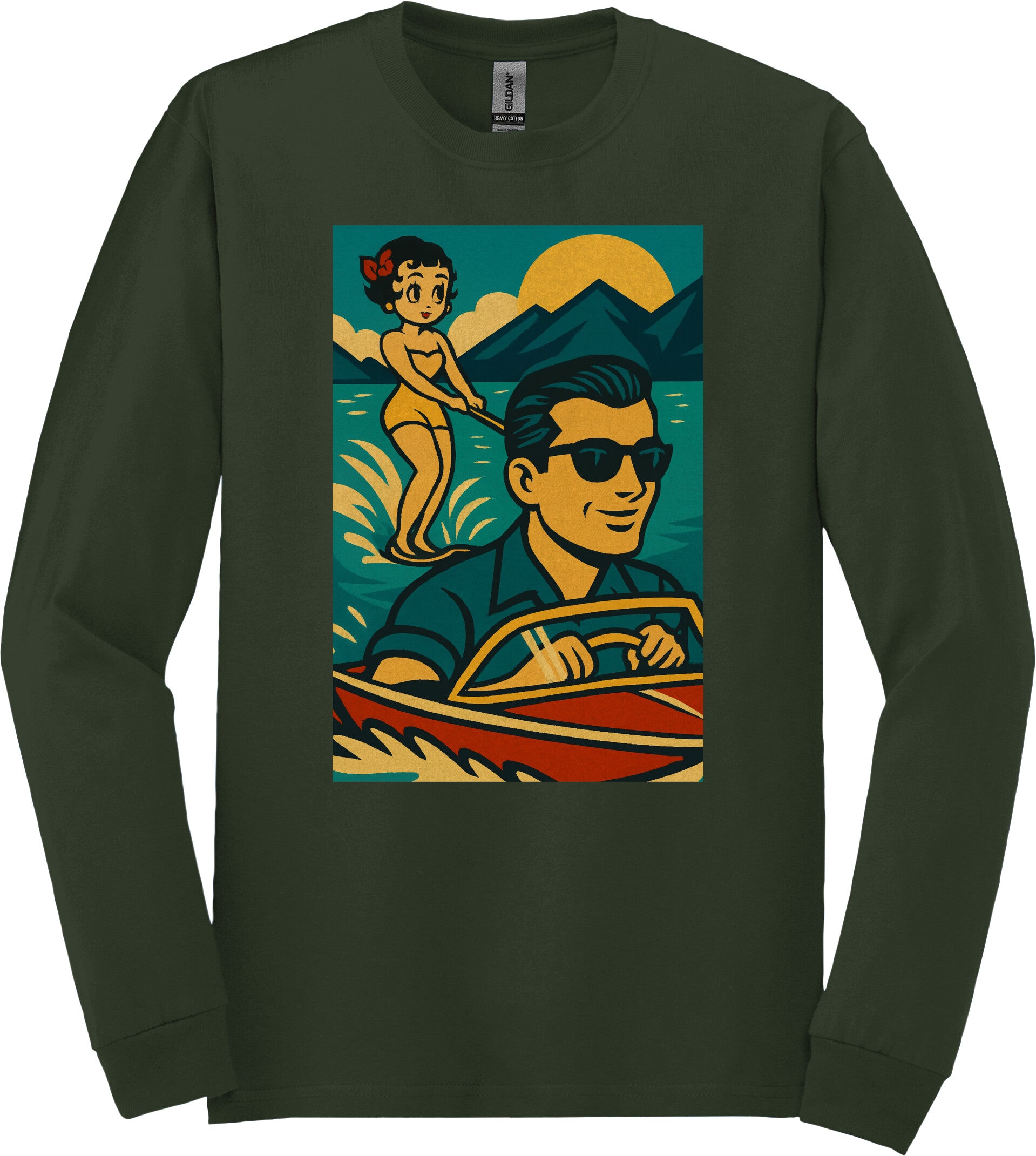 Retro Waves Long Sleeve T-Shirt