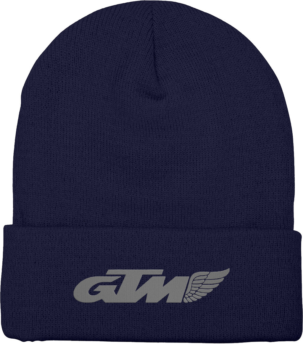 Embroidered Knit Beanie