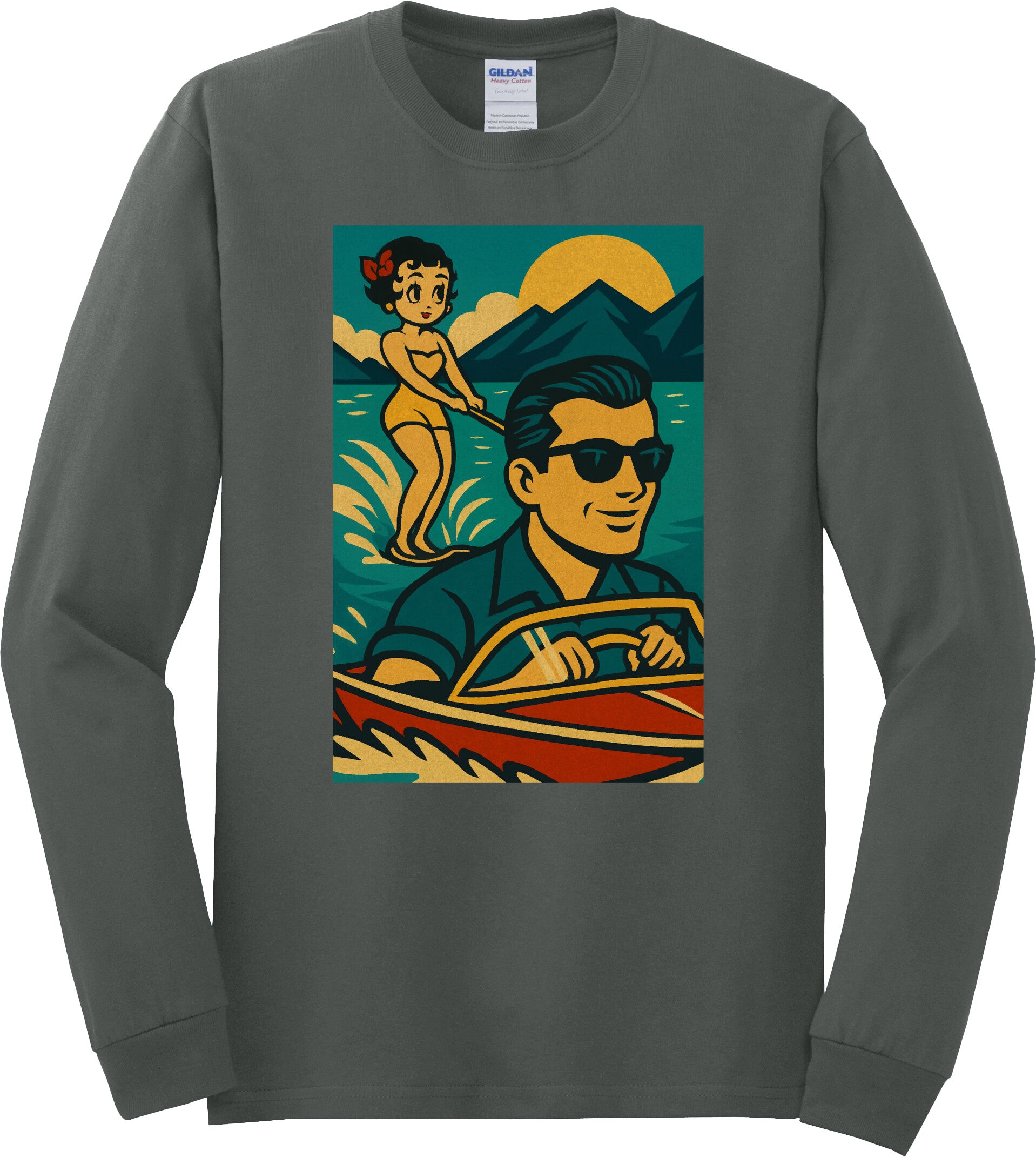 Retro Waves Long Sleeve T-Shirt