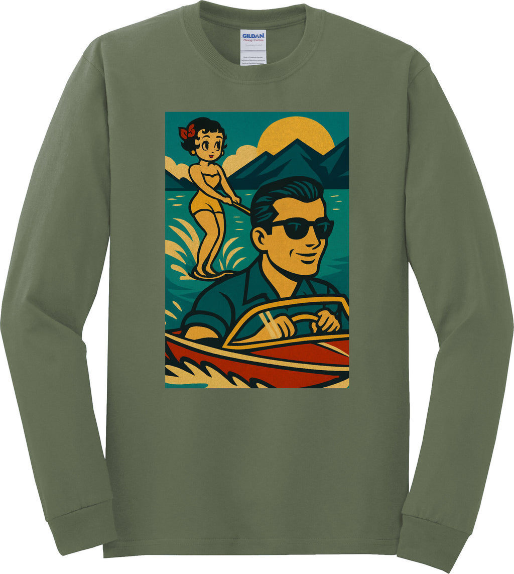 Retro Waves Long Sleeve T-Shirt