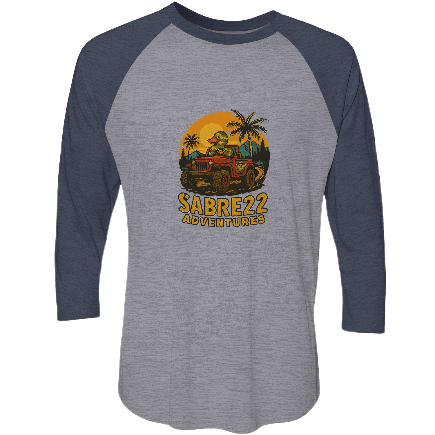 THE MUCKY DUCKER Unisex Raglan Shirt