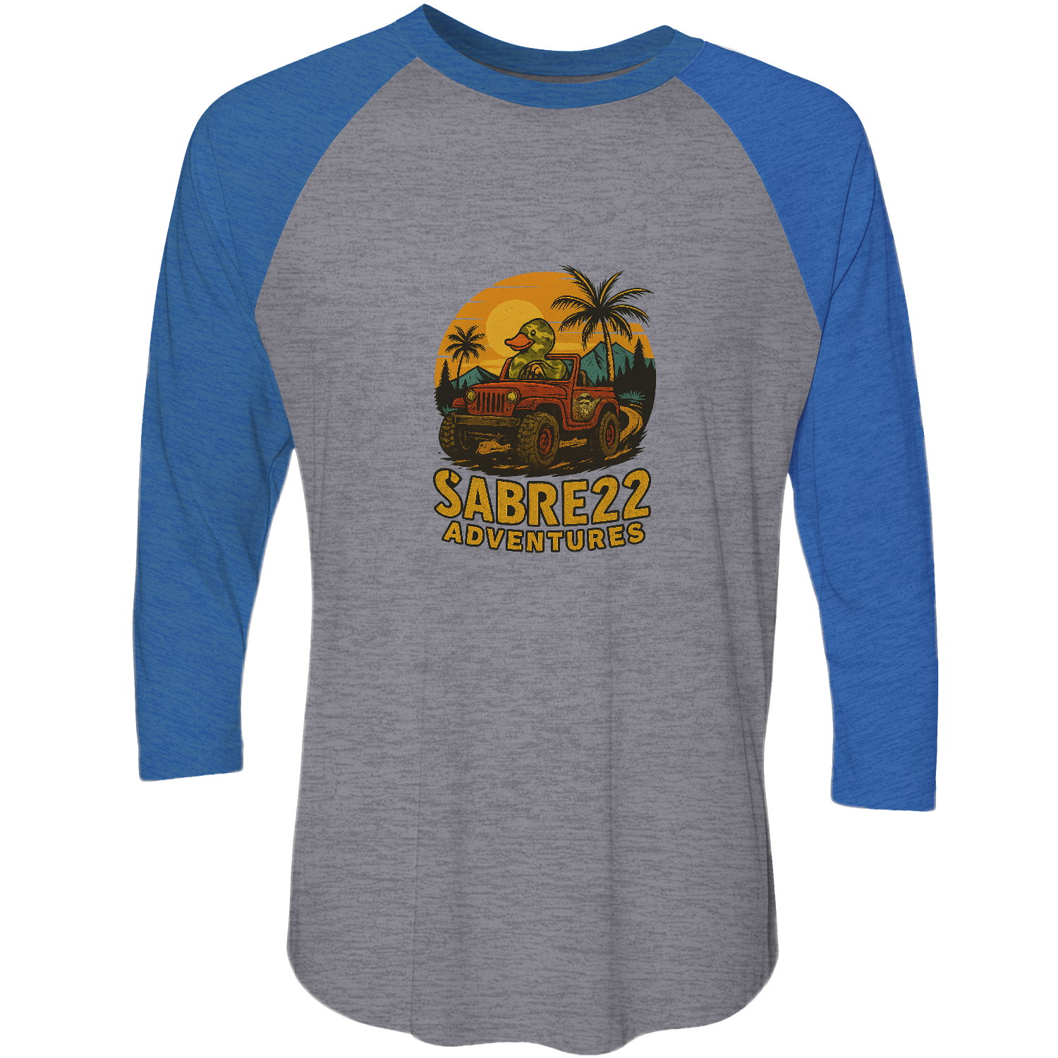 THE MUCKY DUCKER Unisex Raglan Shirt